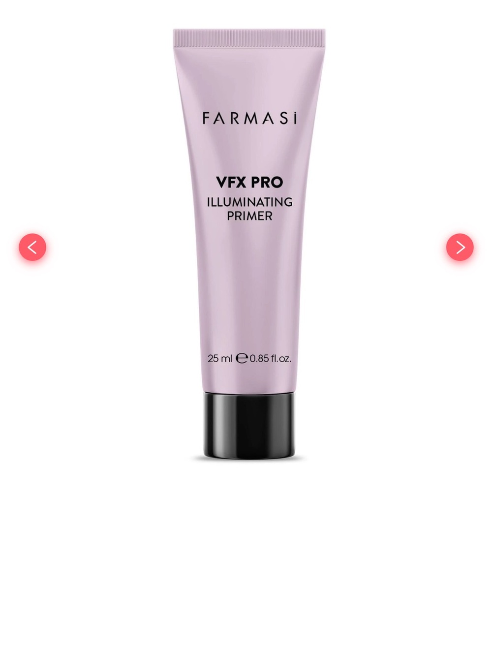 Farmasi VFX Pro Illuminating Primer - Light Pink Tube